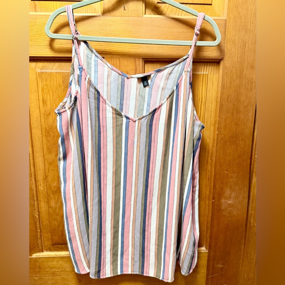 Torrid Multicolor Striped Camisole